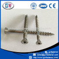 Flat Head Torx Drive double thread Type 17 A2 A4 stainless steel composite deck screws